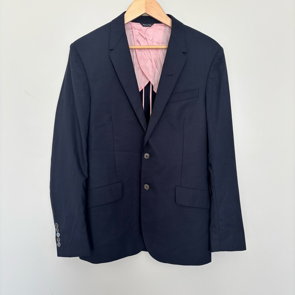Paul Smith London Exclusive The Abbey Blazer 100% Wool made in Italy Navy 42/52